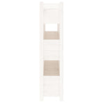 Planter White 112x25x104.5 cm Solid Wood Pine