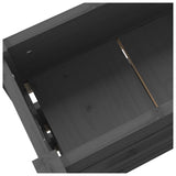 Planter Grey 112x25x104.5 cm Solid Wood Pine - Close-Up Angle