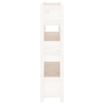 Planter White 77x25x104.5 cm Solid Wood Pine