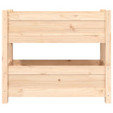 Planter 77x25x66 cm Solid Wood Pine - 45-Degree Angle