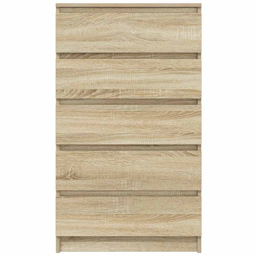 Drawer Cabinet Sonoma Oak 60x36x103 cm Engineered Wood