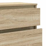 Drawer Cabinet Sonoma Oak 60x36x103 cm Engineered Wood - Low Angle