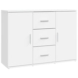 Sideboard White 91x29.5x65 cm Engineered Wood - Front View