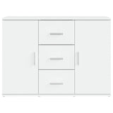 Sideboard White 91x29.5x65 cm Engineered Wood