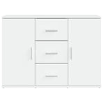 Sideboard White 91x29.5x65 cm Engineered Wood