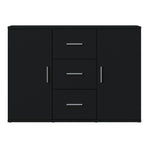 Sideboard Black 91x29.5x65 cm Engineered Wood