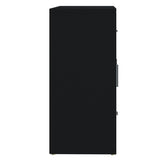 Sideboard Black 91x29.5x65 cm Engineered Wood - Close-Up Angle
