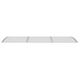Door Canopy Grey 300x100 cm Polycarbonate - Top-Down View