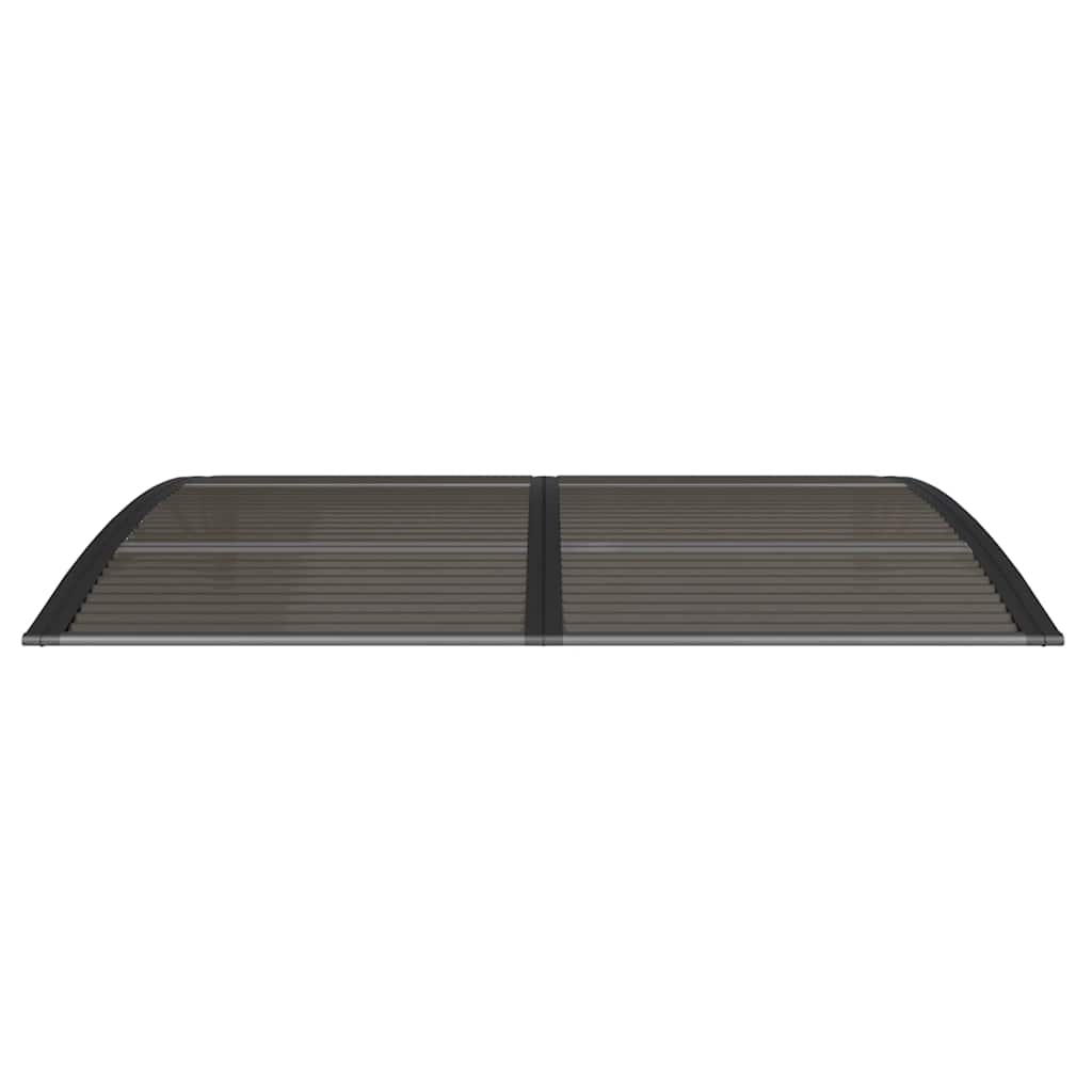 Door Canopy Black 150x100 cm Polycarbonate