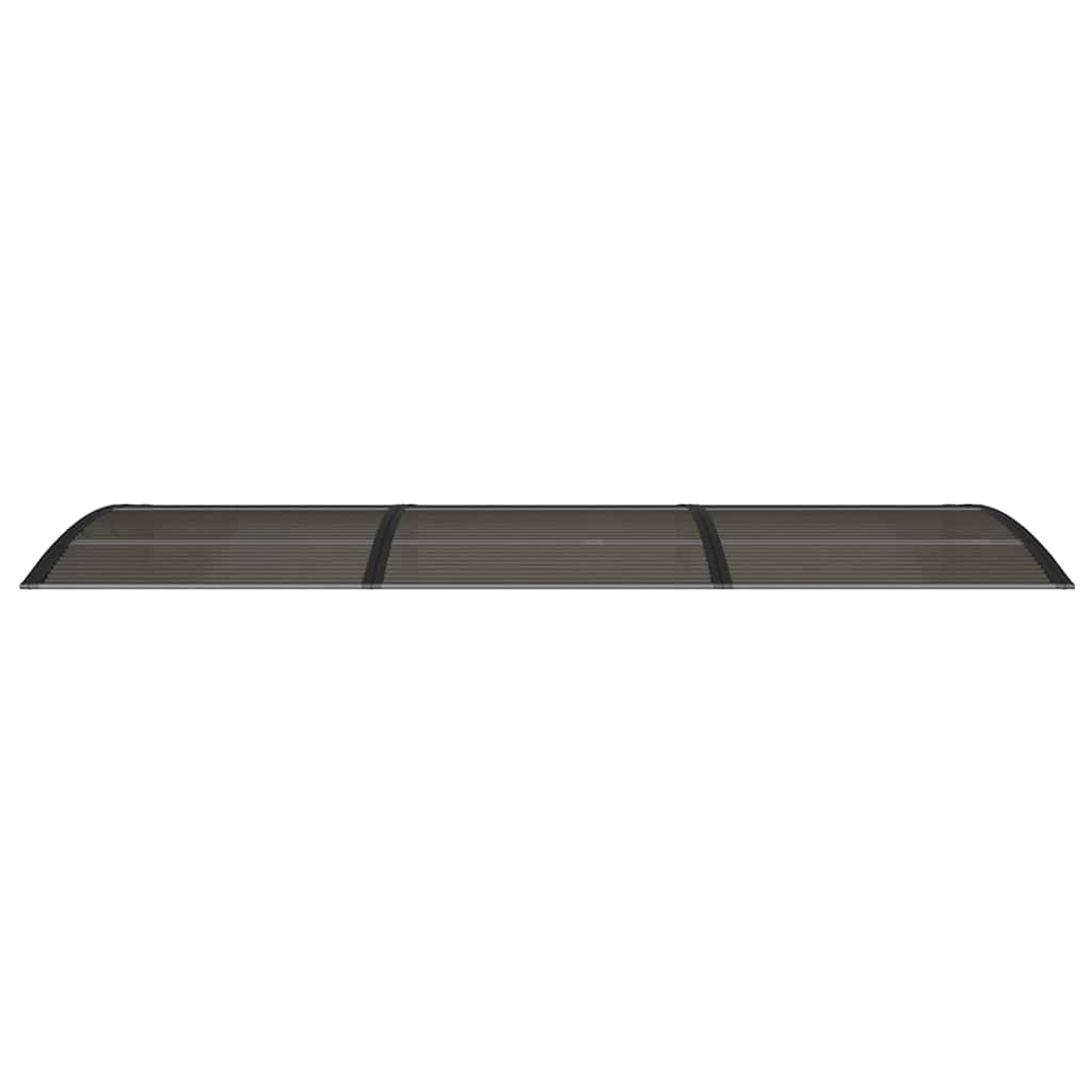 Door Canopy Black 300x100 cm Polycarbonate
