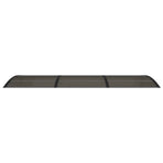 Door Canopy Black 300x100 cm Polycarbonate