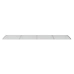 Door Canopy Grey and Transparent 350x75 cm Polycarbonate