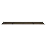 Door Canopy Black 350x75 cm Polycarbonate