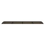 Door Canopy Black 350x75 cm Polycarbonate