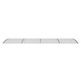 Door Canopy Grey 350x100 cm Polycarbonate - Top-Down View