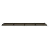 Door Canopy Black 400x75 cm Polycarbonate