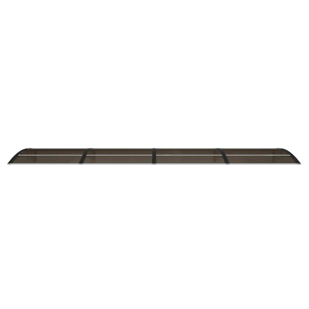 Door Canopy Black 400x100 cm Polycarbonate