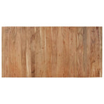 Dining Table Black 180x90x77 cm Solid Wood Acacia