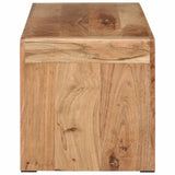 TV Stand 110x33x33 cm Solid Wood Acacia - Side View