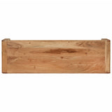 TV Stand 110x33x33 cm Solid Wood Acacia