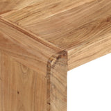 Coffee Table 110x55x35 cm Solid Wood Acacia - Top-Down View