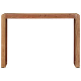 Console Table 110x30x76 cm Solid Wood Acacia - Front View