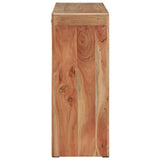 Console Table 110x30x76 cm Solid Wood Acacia - Side View