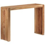 Console Table 110x30x76 cm Solid Wood Acacia - Extra Image