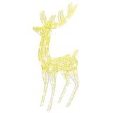 XXL Acrylic Christmas Reindeers 250 LED 3 pcs 180 cm Warm White - Side View