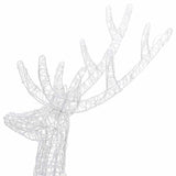 XXL Acrylic Christmas Reindeers 250 LED 2 pcs 180 cm Multicolour - Top-Down View