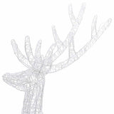 XXL Acrylic Christmas Reindeers 250 LED 3 pcs 180 cm Multicolour - 45-Degree Angle