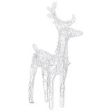 Christmas Reindeers 6 pcs Cold White 240 LEDs Acrylic - Top-Down View