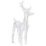 Christmas Reindeers 6 pcs Blue 240 LEDs Acrylic - Top-Down View