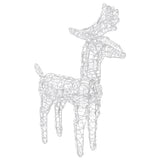 Christmas Reindeers 4 pcs Multicolour 160 LEDs Acrylic - Top-Down View