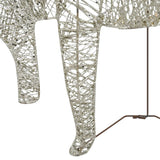 Christmas Reindeers 6 pcs Gold 120 LEDs - Close-Up Angle