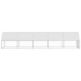 Outdoor Chicken Cage 2x10x2 m Galvanised Steel