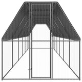 Outdoor Chicken Cage 2x12x2 m Galvanised Steel