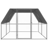 Outdoor Chicken Cage 3x4x2 m Galvanised Steel