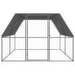 Outdoor Chicken Cage 3x4x2 m Galvanised Steel