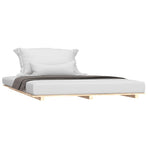 Bed Frame without Mattress 150x200 cm Solid Wood Pine