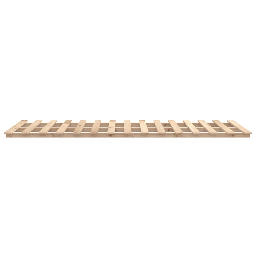 Bed Frame without Mattress 150x200 cm Solid Wood Pine