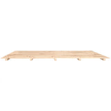 Bed Frame without Mattress 183x203 cm King Solid Wood Pine - 45-Degree Angle