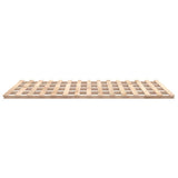 Bed Frame without Mattress 183x203 cm King Solid Wood Pine - Rear View