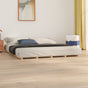 Bed Frame without Mattress 180x200 cm Solid Wood Pine