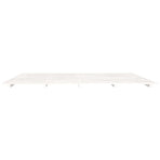 Bed Frame without Mattress White 180x200 cm Solid Wood Pine