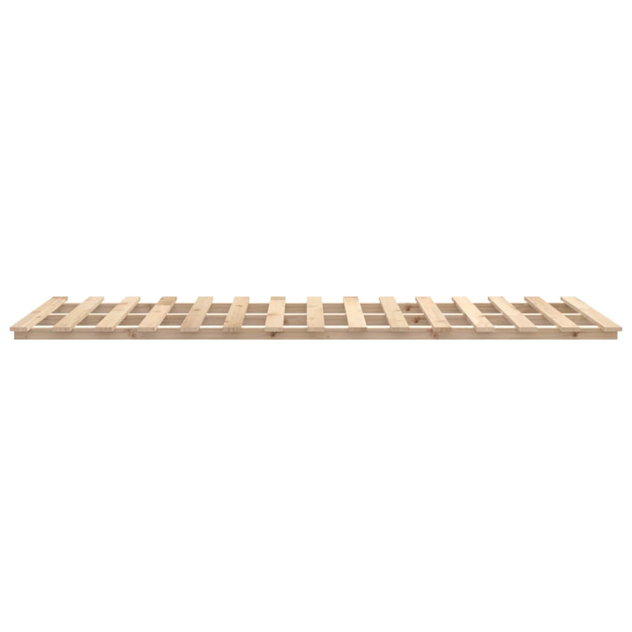 Bed Frame without Mattress 90x190 cm Solid Wood Pine