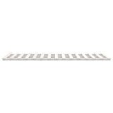 Bed Frame without Mattress White 90x190 cm Solid Wood Pine - Rear View