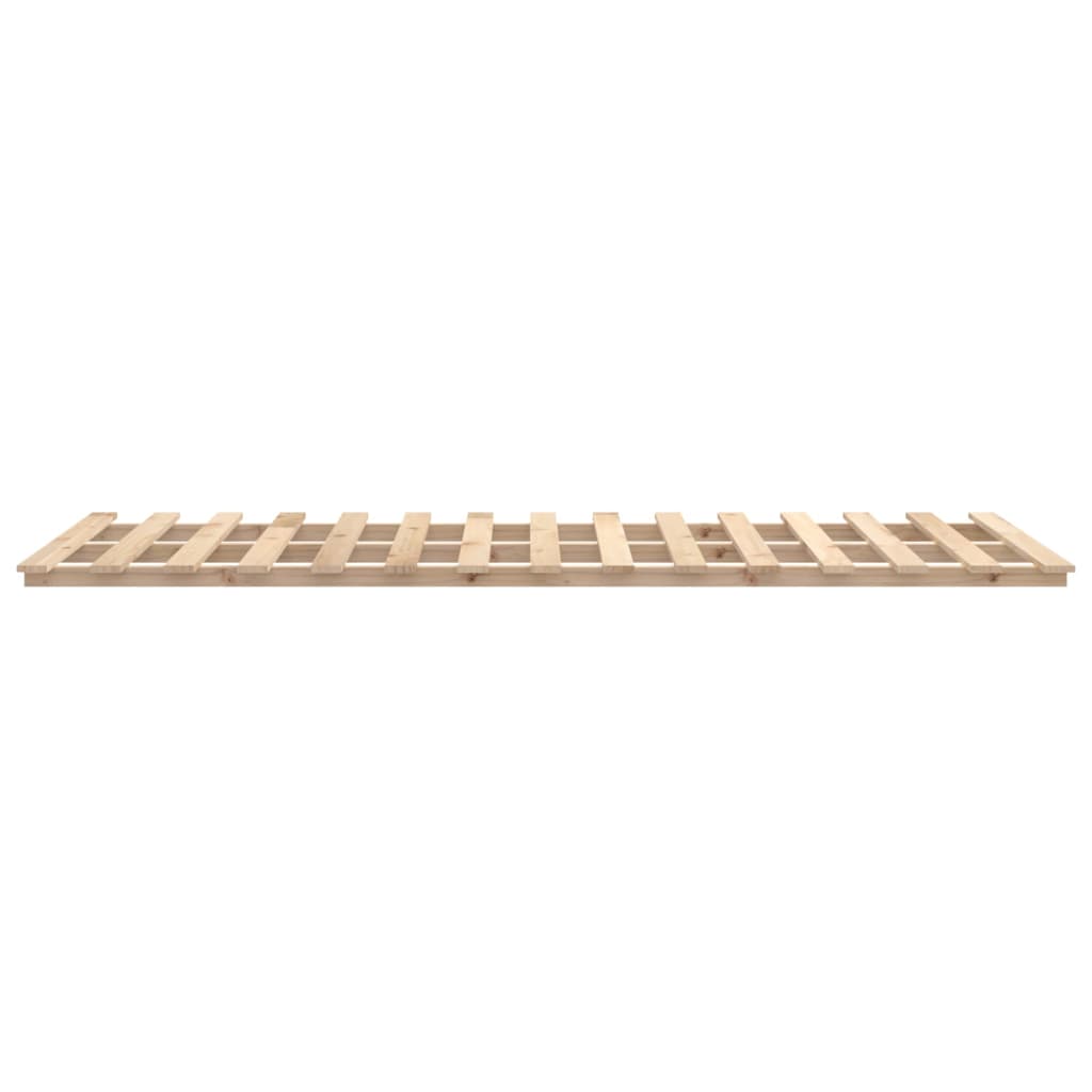 Bed Frame without Mattress 135x190 cm Solid Wood Pine