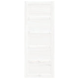 Barn Door White 80x1.8x204.5 cm Solid Wood Pine - 45-Degree Angle