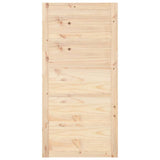 Barn Door 100x1.8x204.5 cm Solid Wood Pine - Top-Down View